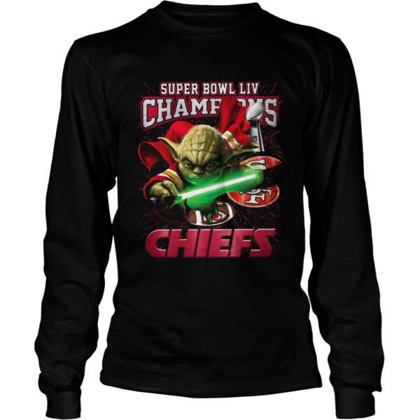 Master Yoda Super Bowl LIV Champions Chiefs shirt