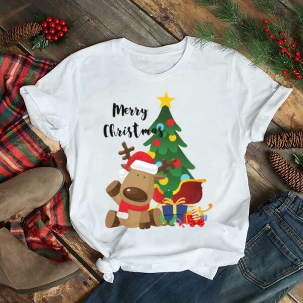 Matching Family Reindeer Funny Reindeer And Christmas Tree shirt