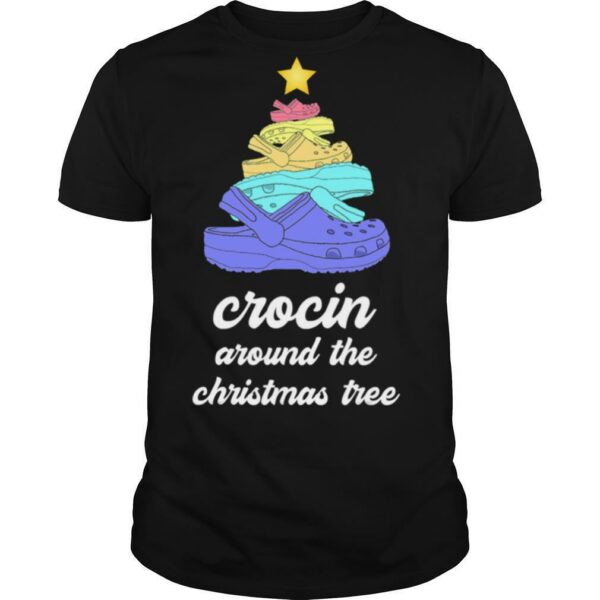 Matching Pajamas Crocin Around The Christmas Tree shirt