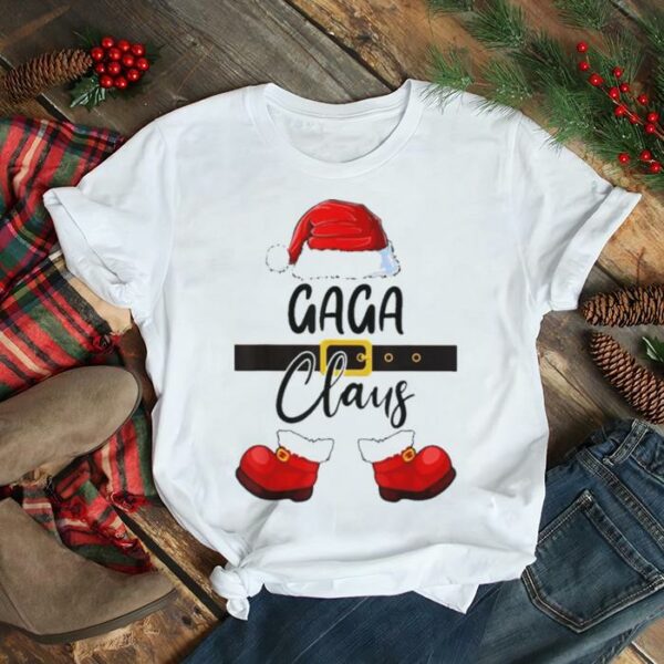 Mb gaga claus santa hat pajamas Christmas shirt