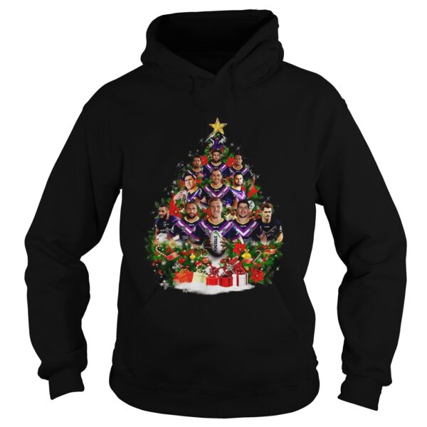 Melbourne Storm team players Christmas tree shirt