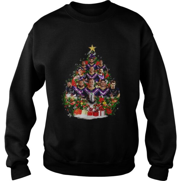 Melbourne Storm team players Christmas tree shirt