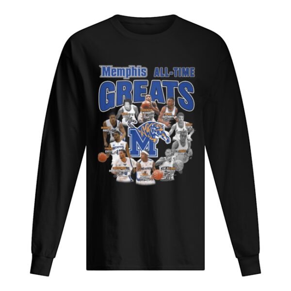 Memphis tigers all time great signatures shirt