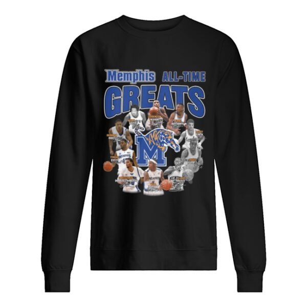 Memphis tigers all time great signatures shirt