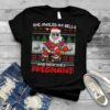 Mens Santa Claus Ugly Christmas Pregnancy Announcement shirt