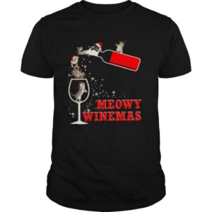 Meowy Winemas Christmas shirt