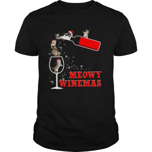 Meowy Winemas Christmas shirt