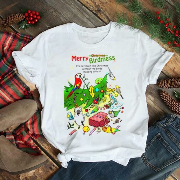 Merry Birdmess Christmas Design Xmas shirt