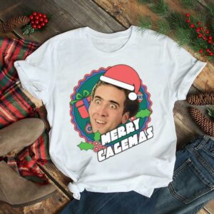 Merry Cagemas Nicolas Cage Christmas shirt