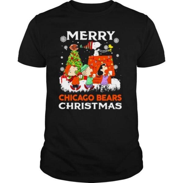 Merry Chicago Bears Christmas Snoopy Peanuts shirt