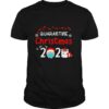 Merry Christmas 2020 quarantine Christmas Santa face mask 2020 shirt