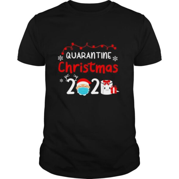 Merry Christmas 2020 quarantine Christmas Santa face mask 2020 shirt