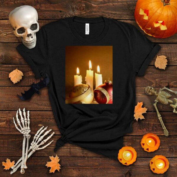 Merry Christmas Candles Lit T shirt