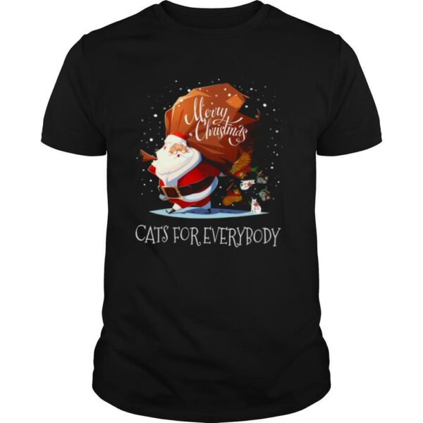 Merry Christmas Cats For Everybody shirt