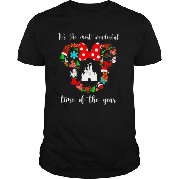 Merry Christmas Disney its the most wonderful time of the year shirt