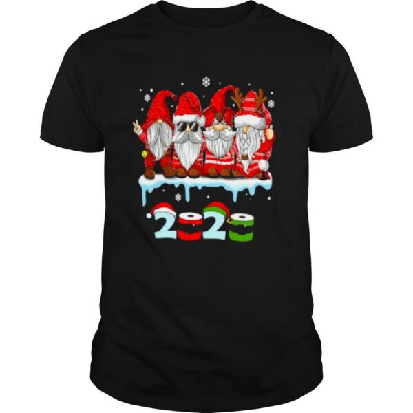 Merry Christmas Gnomes Wear Mask 2020 Quarantine Xmas shirt