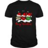 Merry Christmas Grinch Leopard Wear Hat Santa shirt
