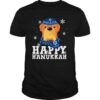 Merry Christmas Happy Hanukkah French Mastiff Dog Funny Noel Xmas shirt