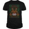 Merry Christmas Madafakas Reindeer Showing Middle Fingers To Evil Ugly Christmas shirt