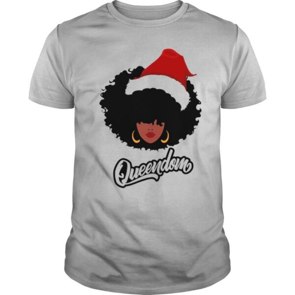 Merry Christmas Queendom Black Girl Magic shirt