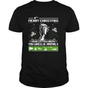 Merry Christmas You Wheelie Animals Ugly Christmas Sweater shirt