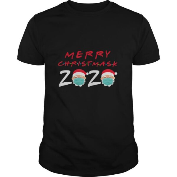 Merry Christmask 2020 Funny Santa Wear Mask Quarantine Xmas shirt