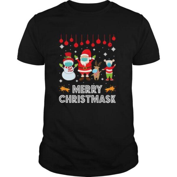 Merry Christmask Funny 2020 Christmas Xmas Wear Mask shirt