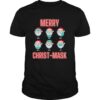 Merry Christmask Six Santa With Face Mask Covid shirt