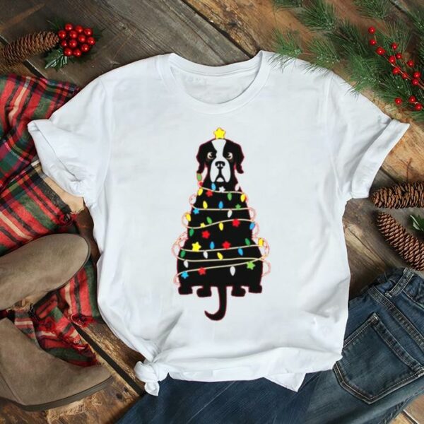 Merry Cute Dog Christmas Light 2022 shirt