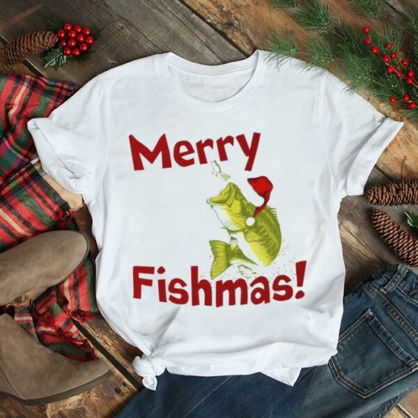 Merry Fishmas Bass Christmas shirt