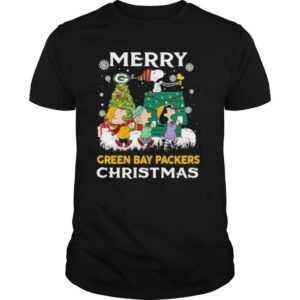 Merry Green Bay Packers Christmas Snoopy shirt