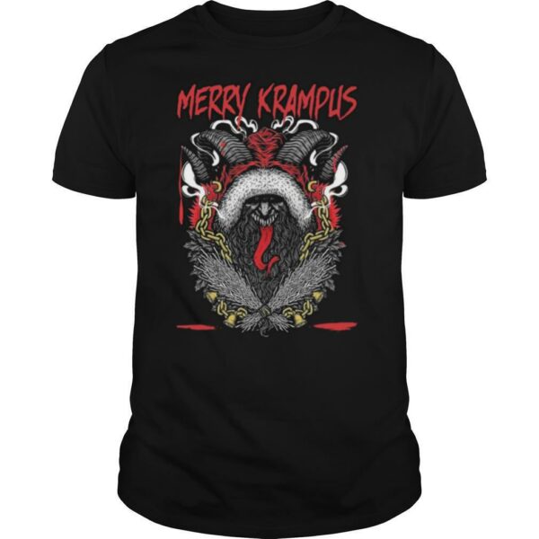 Merry Krampus Christmas Psychobilly shirt