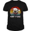 Merry Pugmas Funny Pug Christmas Style Vintage shirt
