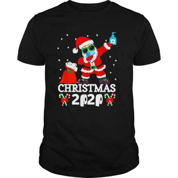 Merry Quarantine Christmas 2020 Pajamas Family Xmas Dabbing shirt