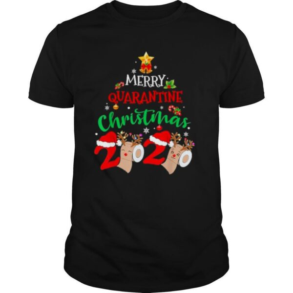 Merry Quarantine Christmas 2020 Pajamas Matching Family Gift shirt