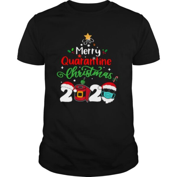 Merry Quarantine Christmas 2020 Toilet Paper Satan Claus shirt