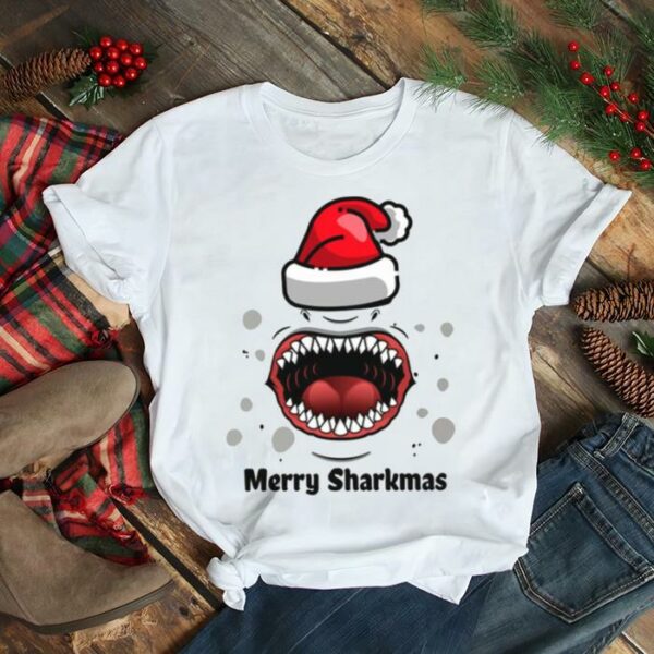 Merry Sharkmas Christmas shirt