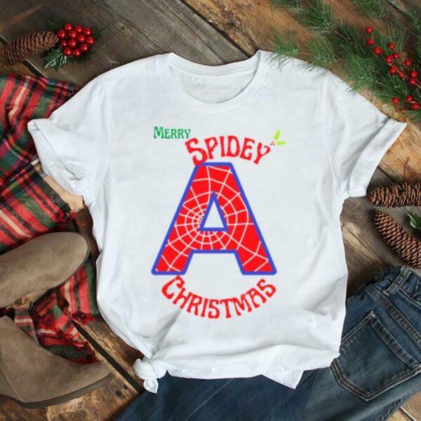 Merry Spidey A Christmas Funny Spiderman Marvel shirt