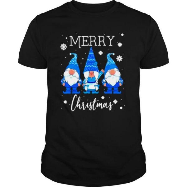 Merry christmas blue nordic gnomes 2020 shirt