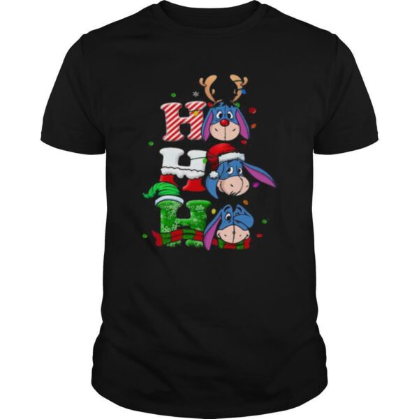 Merry christmas donkey eeyore ho ho ho shirt