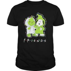 Merry christmas grinch and snoopy friends shirt