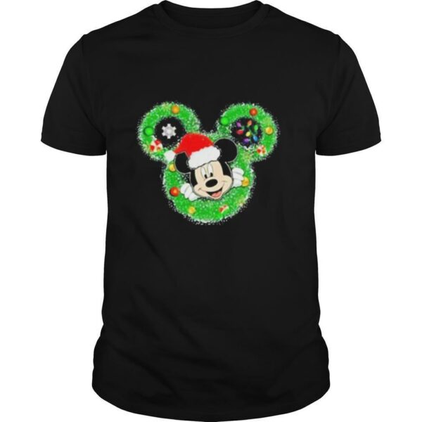 Merry christmas mickey mouse santa shirt