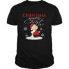 Merry christmas snoopy and charlie brown begins with christ shirt