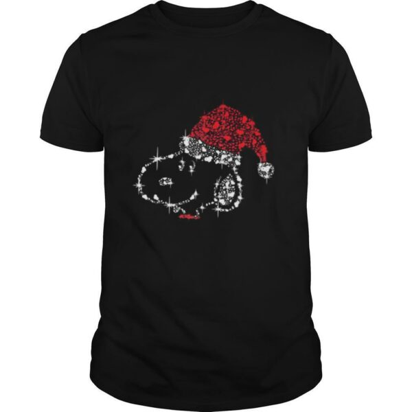 Merry christmas snoopy santa diamond shirt