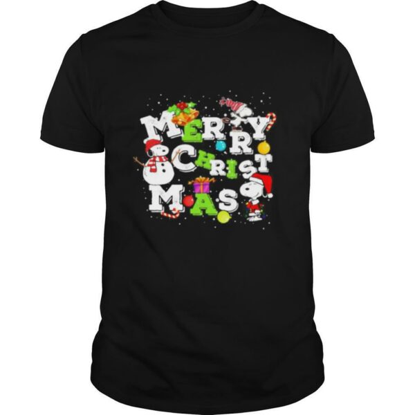 Merry christmas snoopy santa shirt