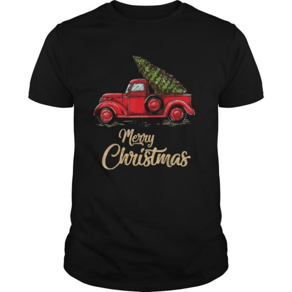 Merry christmas tree car shirt