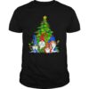 Merry christmas tree gnomes shirt