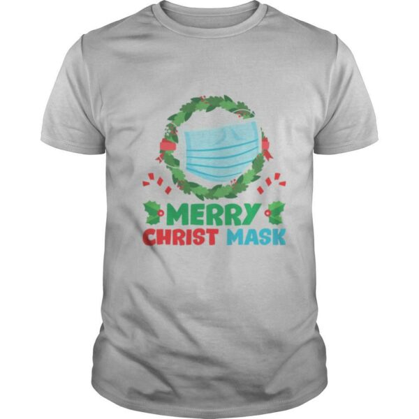 Merry christmask mask christmas pajama for family shirt