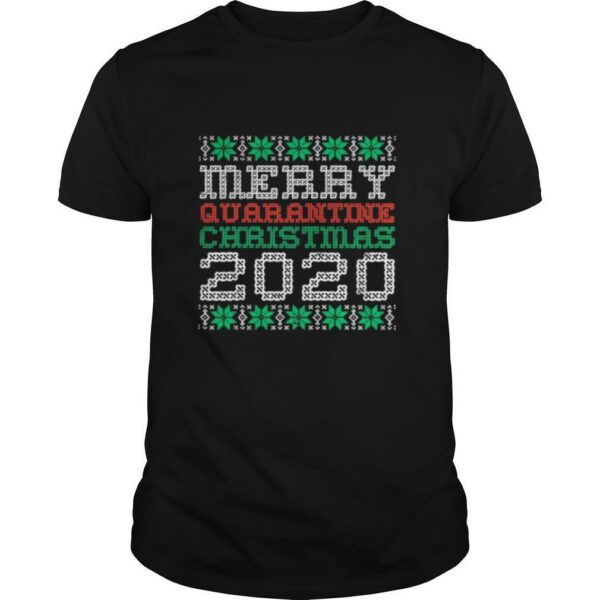 Merry quarantine christmas 2020 ugly xmas pajamas shirt