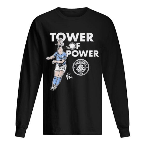 Mewis Tower of Power Man City shirt